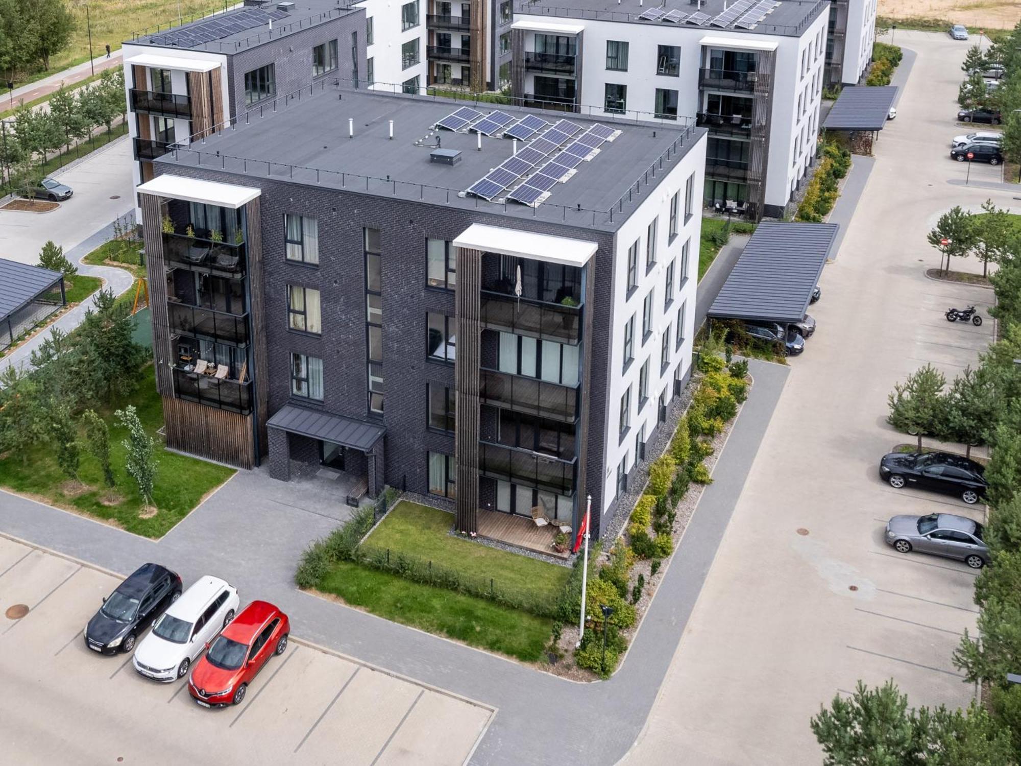 D33 Vilnius - Brand New Luxury Apartment With Terrace, Garden, Ac And Parking Ngoại thất bức ảnh